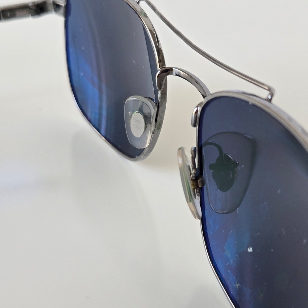 Ray-Ban Gunmetal Frame Sunglasses Blue Lens - Picture 11 of 13